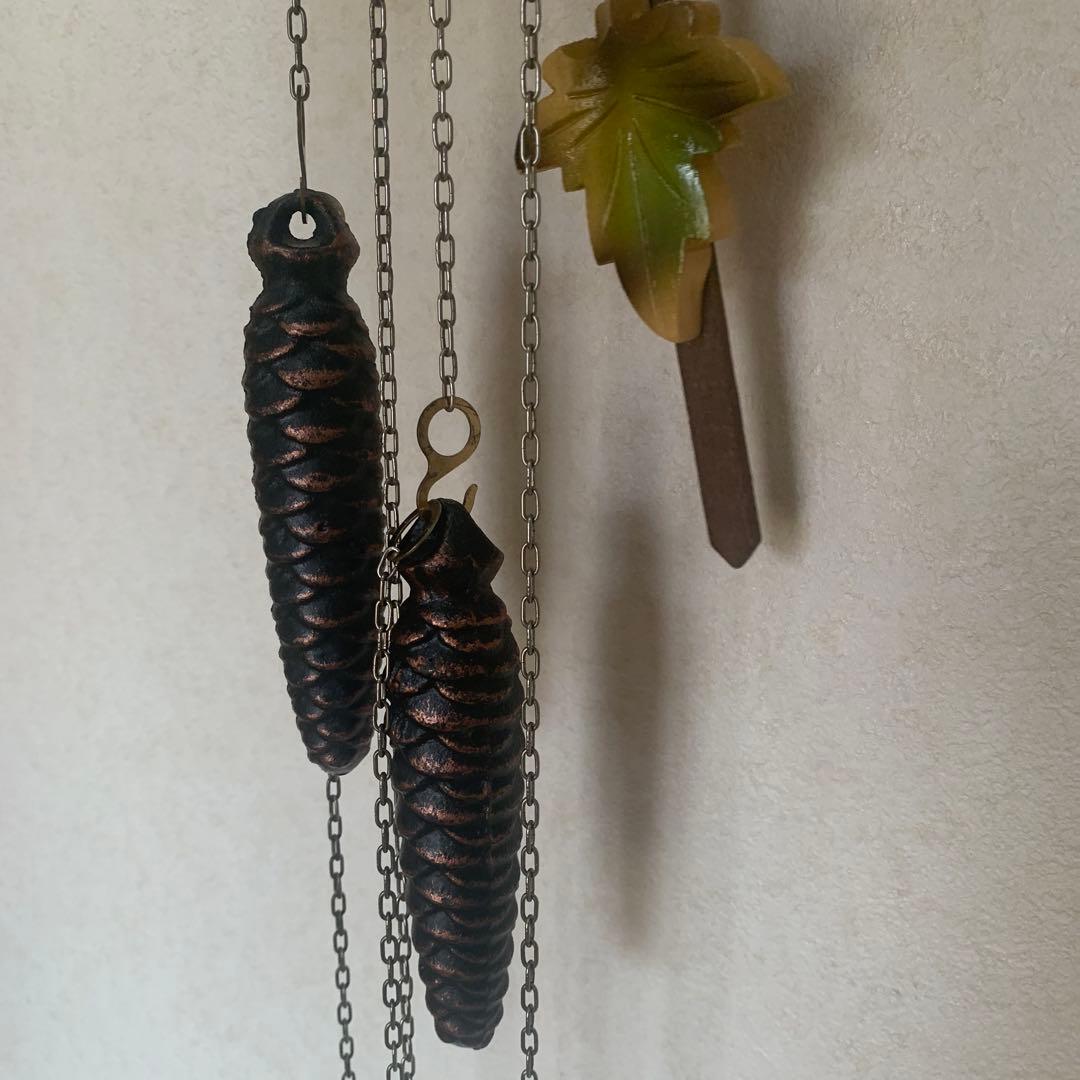 鳩時計　カッコウ時計　振り子付き掛け時計　おもり式　ドイツ　シュナイダー