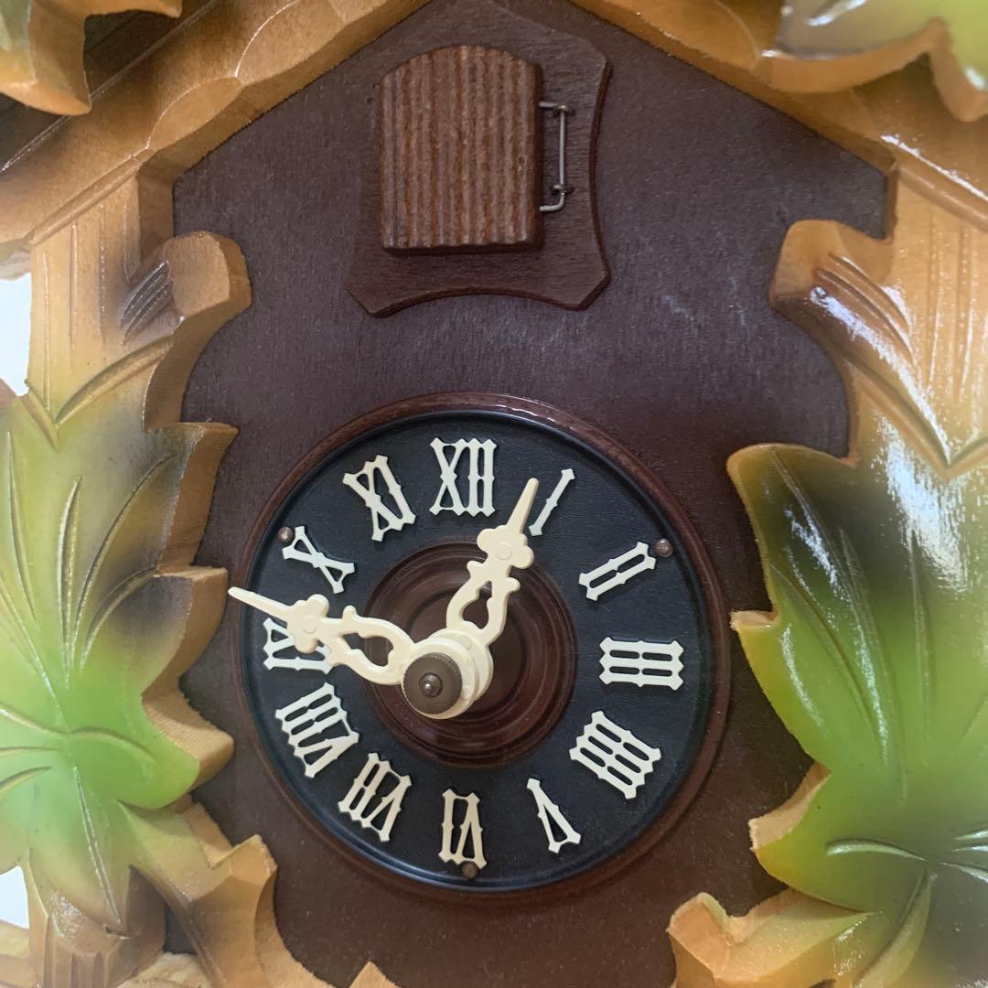鳩時計　カッコウ時計　振り子付き掛け時計　おもり式　ドイツ　シュナイダー