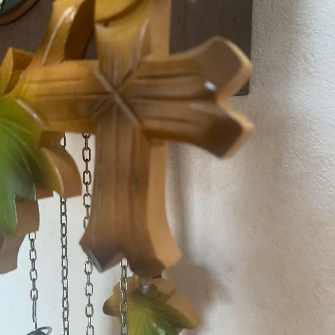 鳩時計　カッコウ時計　振り子付き掛け時計　おもり式　ドイツ　シュナイダー