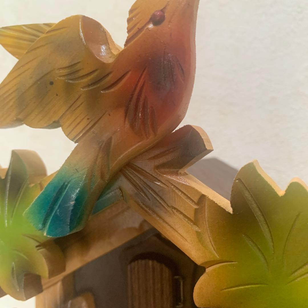 鳩時計　カッコウ時計　振り子付き掛け時計　おもり式　ドイツ　シュナイダー