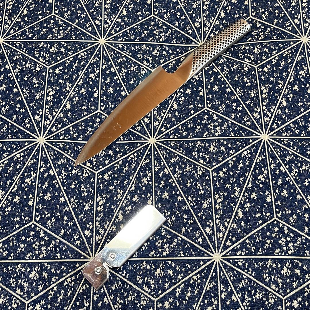 包丁　グローバル　牛刀G-55 シャープナー