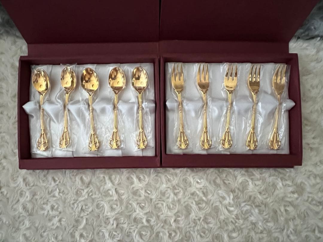 ノリタケ　カトラリーセット　スプーン＆フォークセット〈10本セット〉※外箱なし