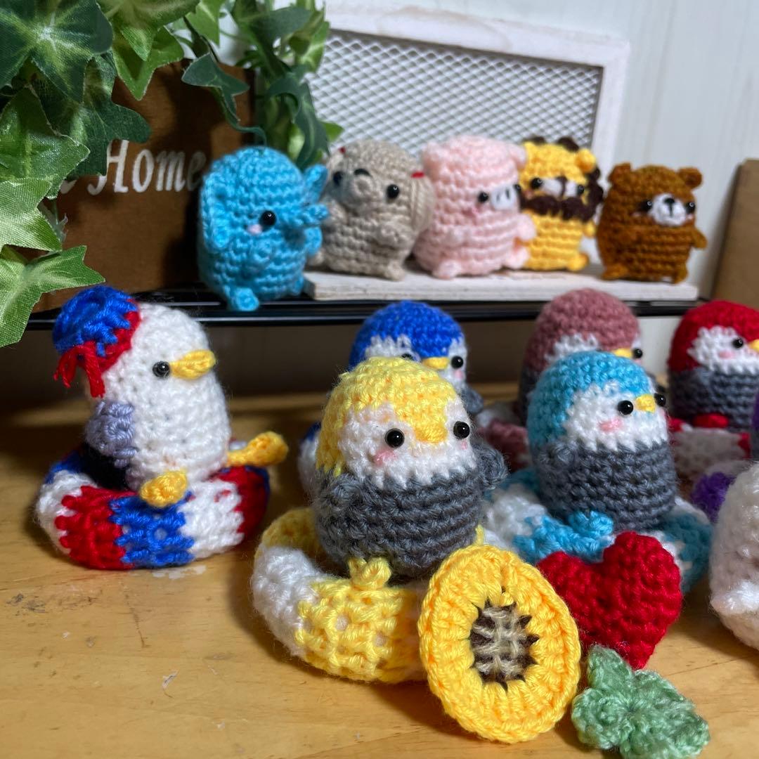 Sachi Funa様　miniあみぐるみ　ペンギンなど