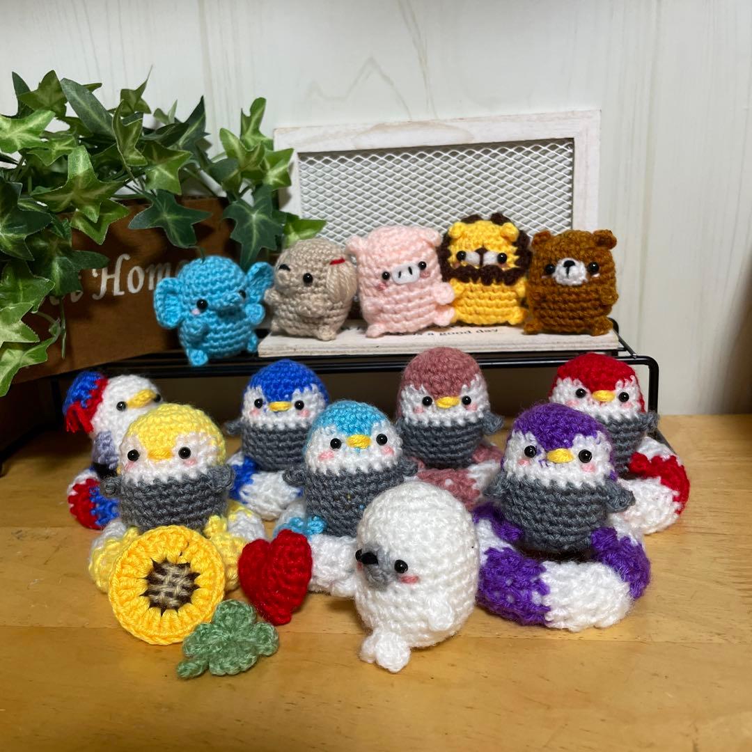Sachi Funa様　miniあみぐるみ　ペンギンなど