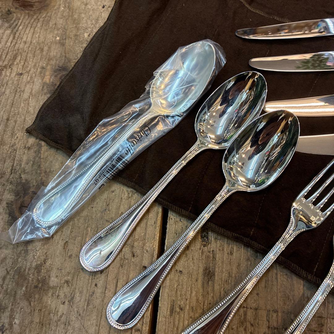 Christofle カトラリーセット　パール　テーブルシルバー