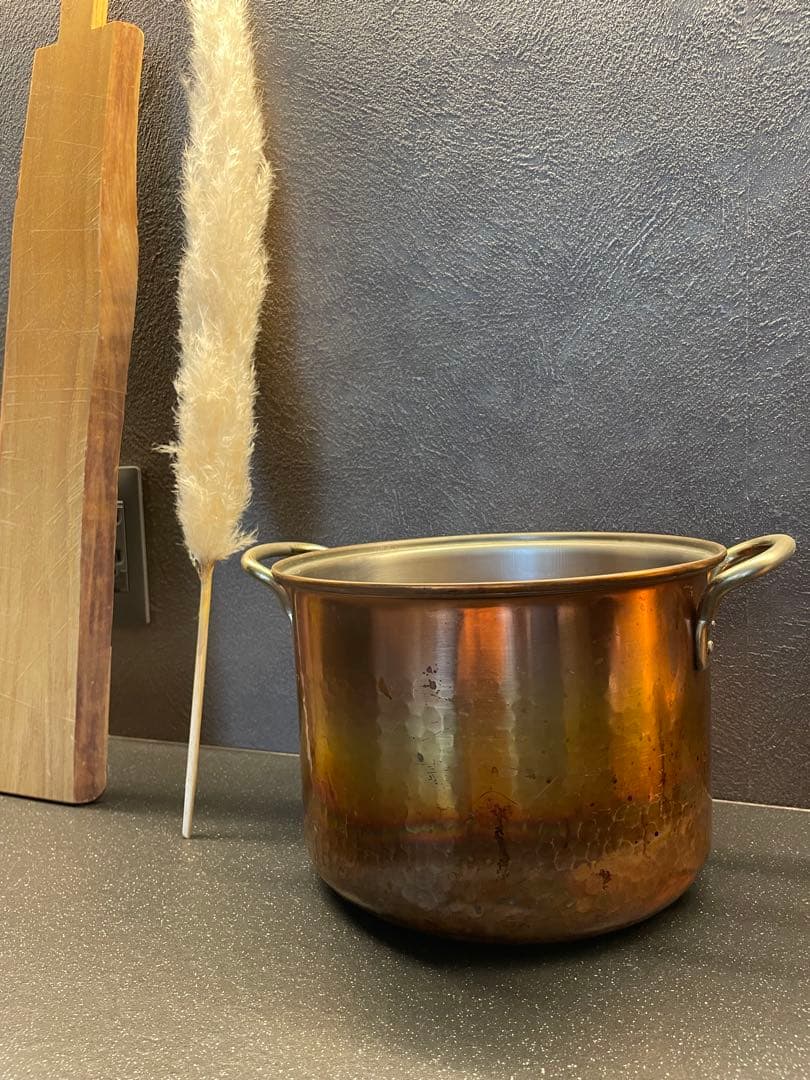 銅製　両手鍋　ケトル