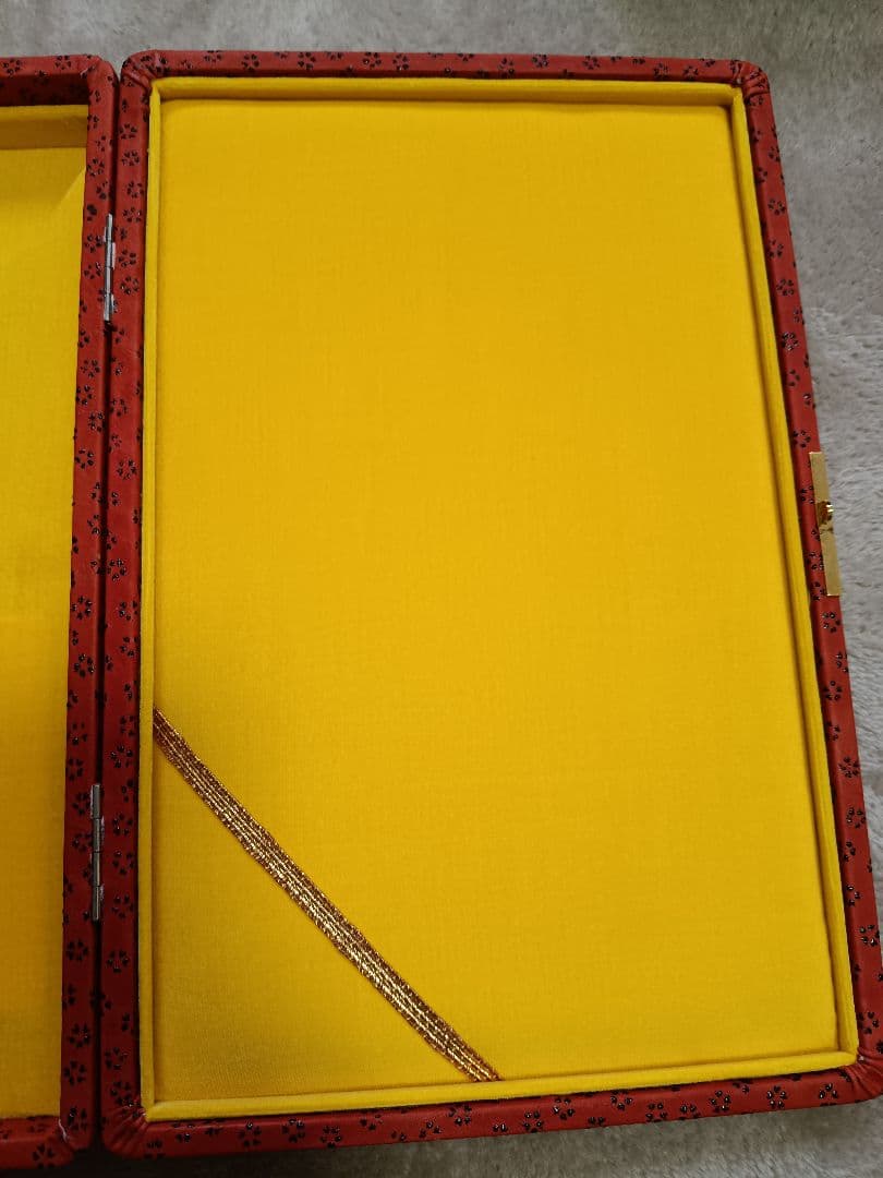 【新品】地歌一丁入れ　撥入れ　撥ケース　印伝