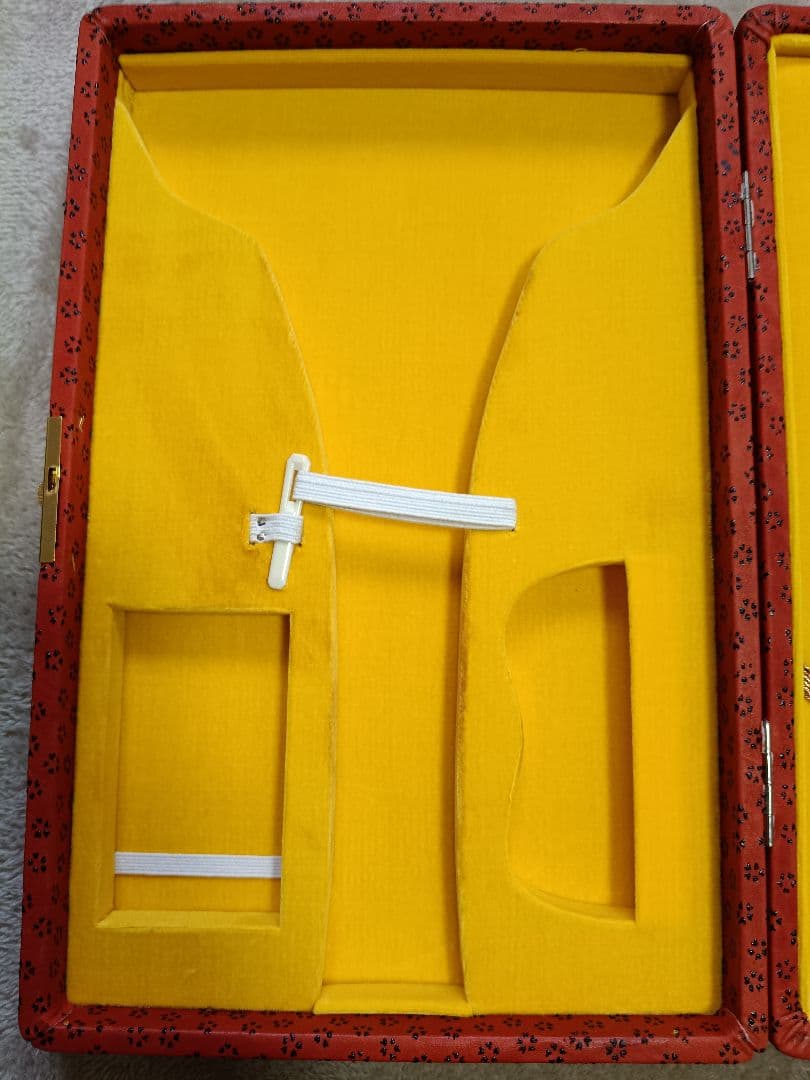 【新品】地歌一丁入れ　撥入れ　撥ケース　印伝