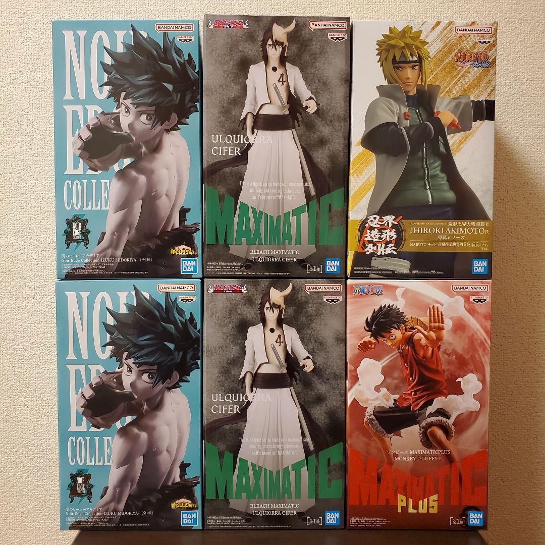 僕のヒーローアカデミア BLEACH NARUTO ワンピース フィギュアセット