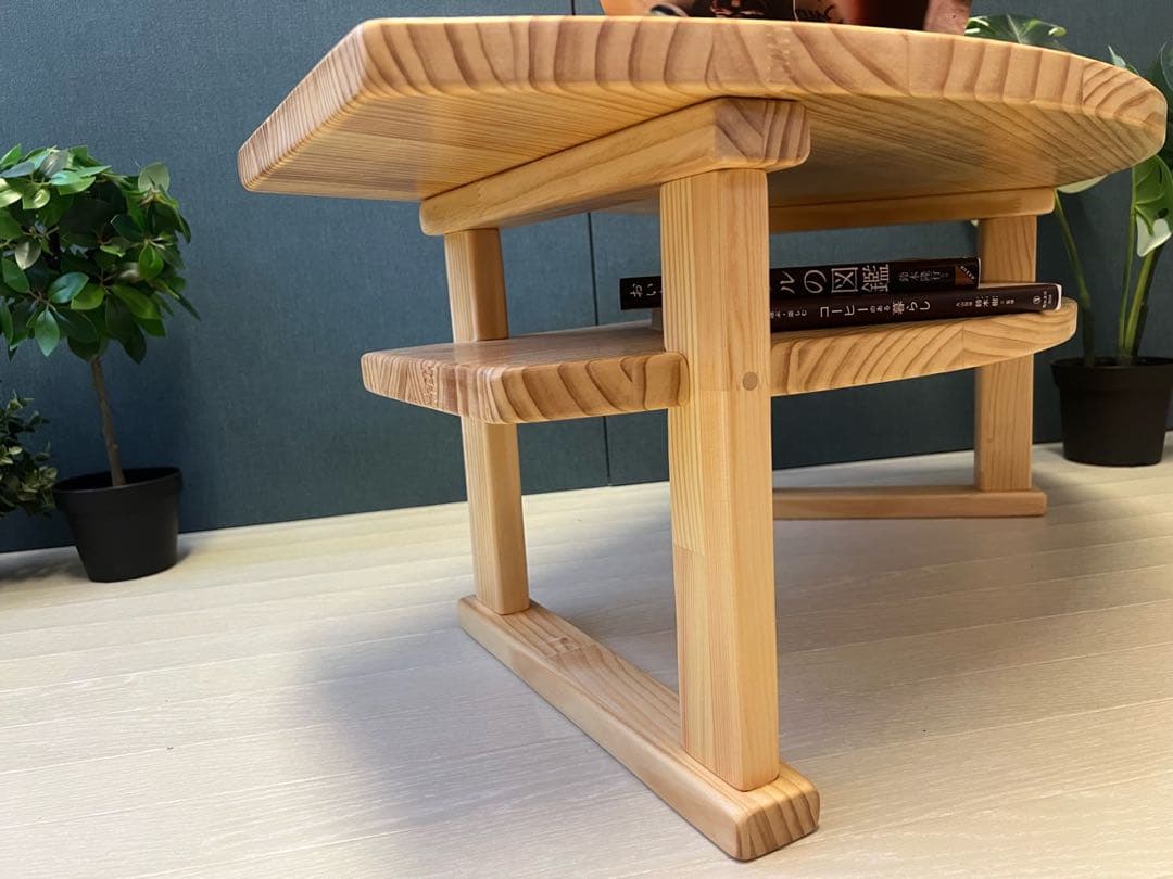 【在庫整理】 ローテーブル 扇形 90cm 45cm パイン ナチュラル