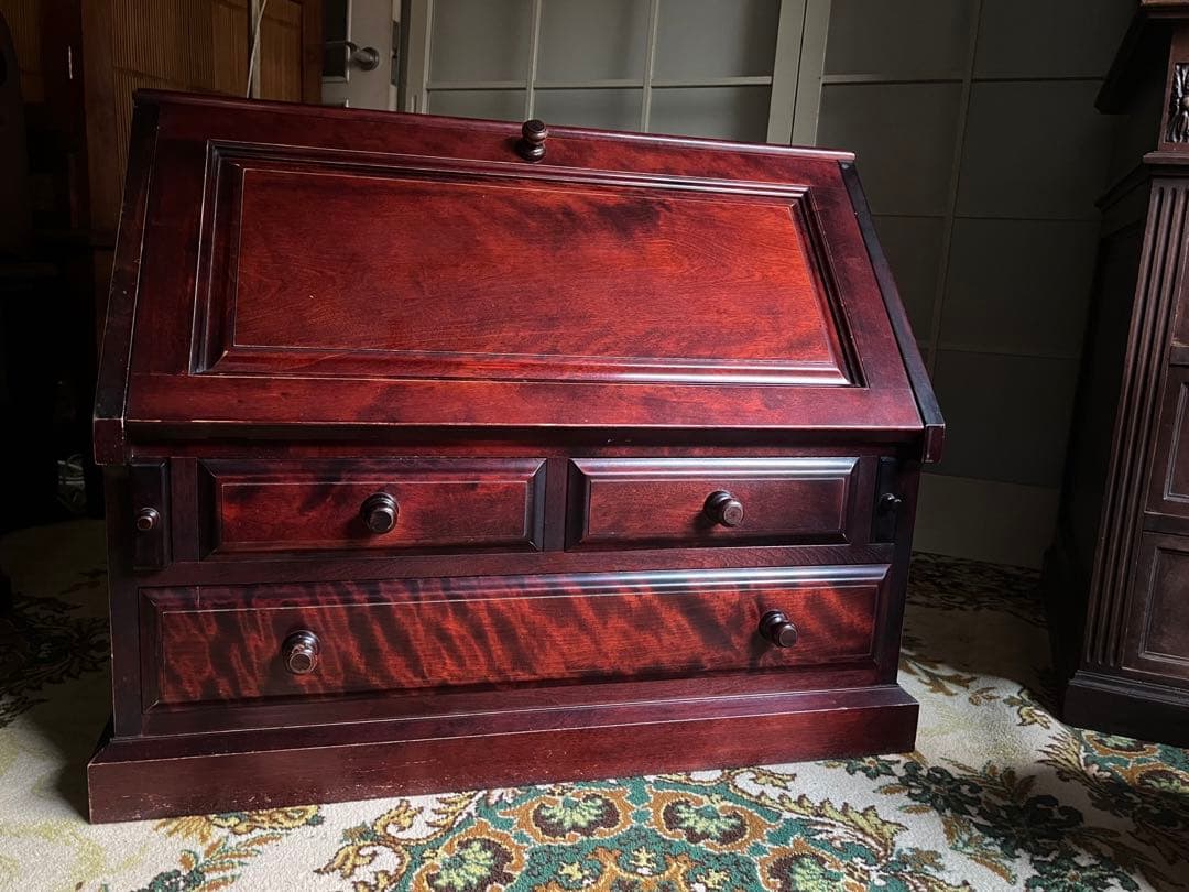 九州民芸家具 ライティングビューロー ライティングデスク アンティーク 机