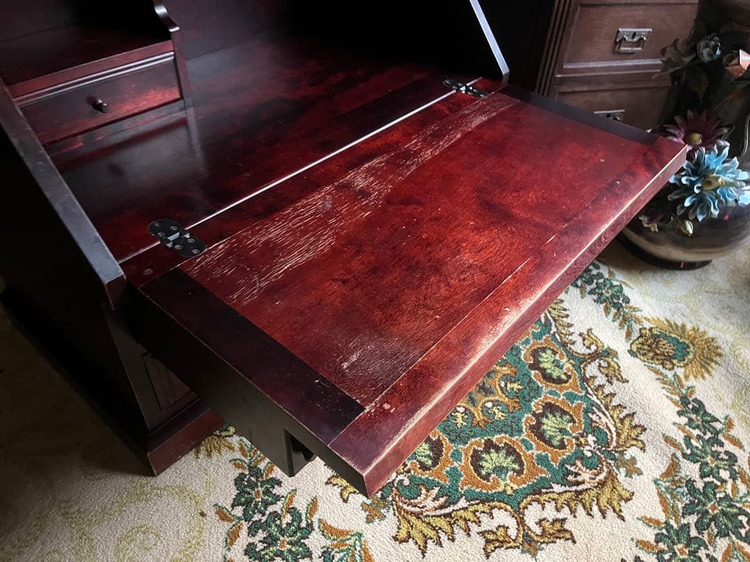 九州民芸家具 ライティングビューロー ライティングデスク アンティーク 机