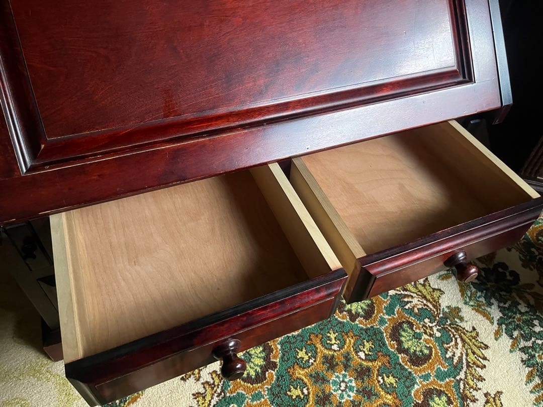 九州民芸家具 ライティングビューロー ライティングデスク アンティーク 机