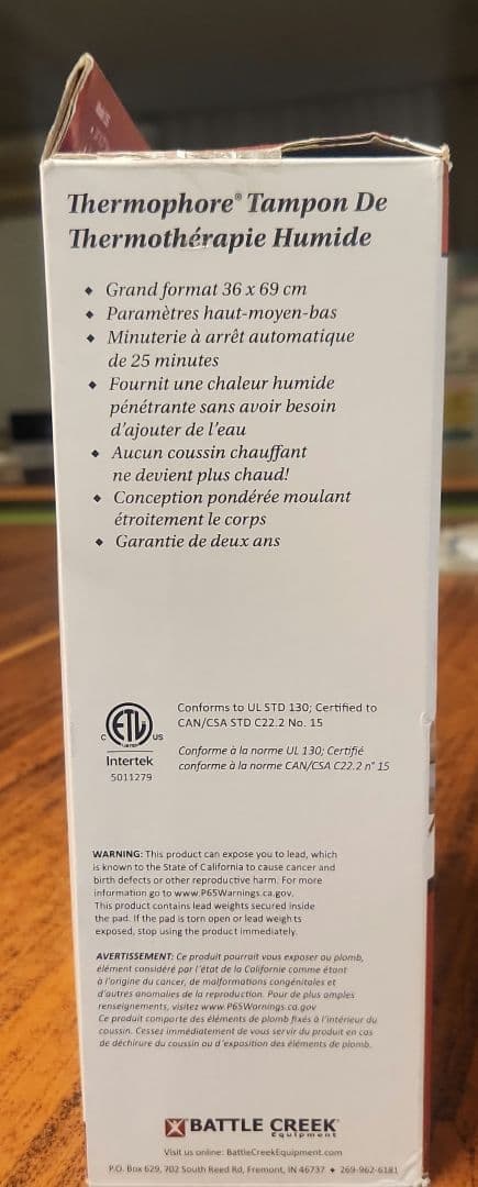 Thermophore MaxHeat 湿熱療法パッド 14\" x 27\"