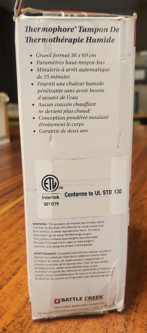 Thermophore MaxHeat 湿熱療法パッド 14\" x 27\"