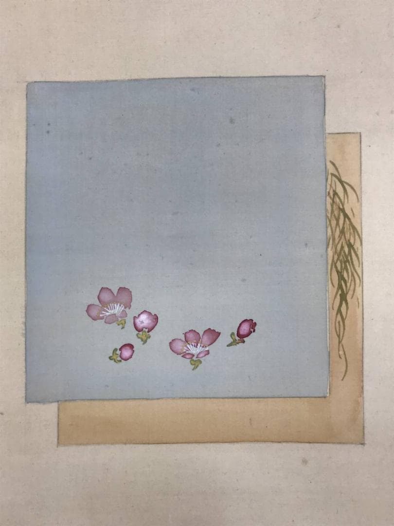 作者不詳/雛図/おひな様図/ヒナ図/掛軸/名家伝来/AE-15