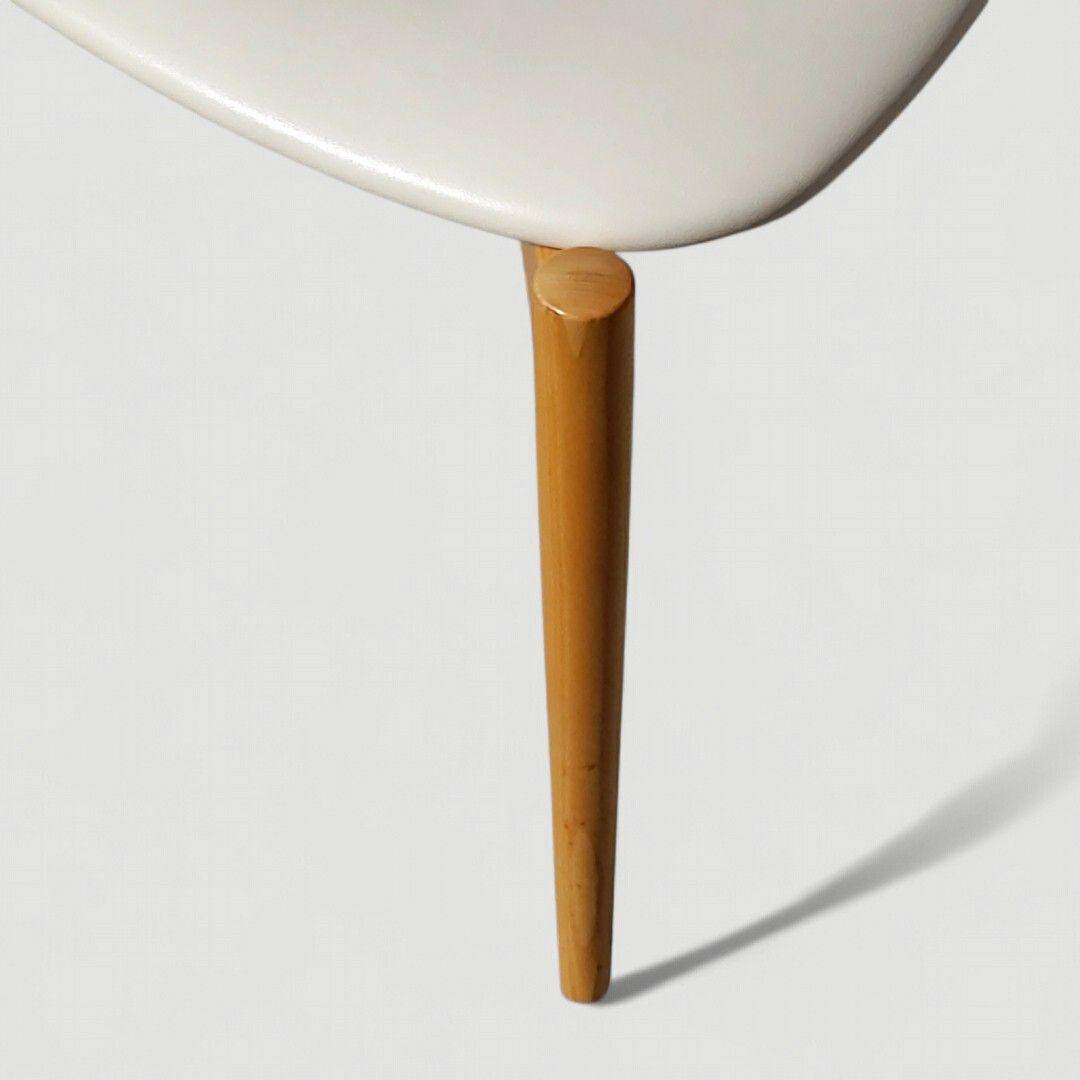 秋田木工 曲木 ダイニングチェア No.0808 IDC大塚家具 ホワイト ①