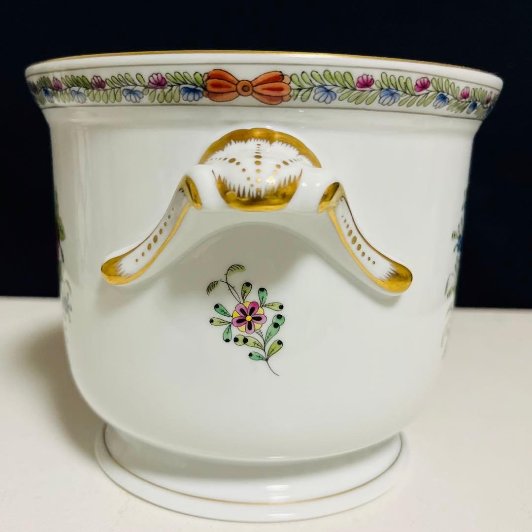 ヘレンド    インドの華　多彩色　マルチカラー　鉢