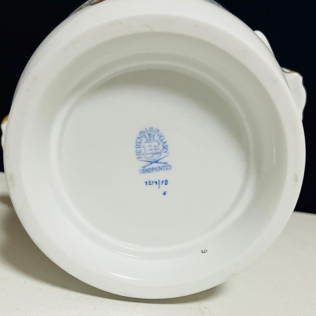 ヘレンド    インドの華　多彩色　マルチカラー　鉢