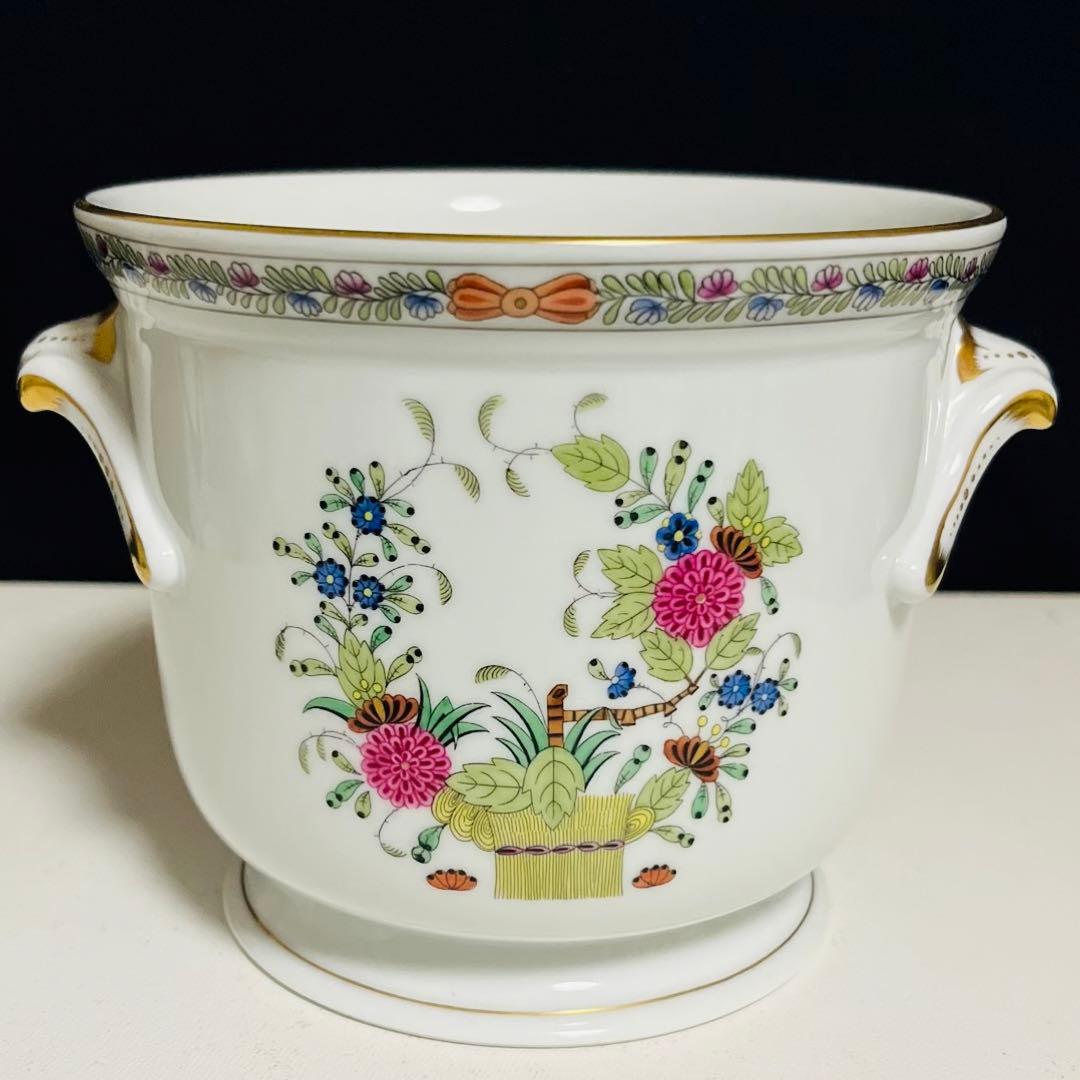 ヘレンド    インドの華　多彩色　マルチカラー　鉢