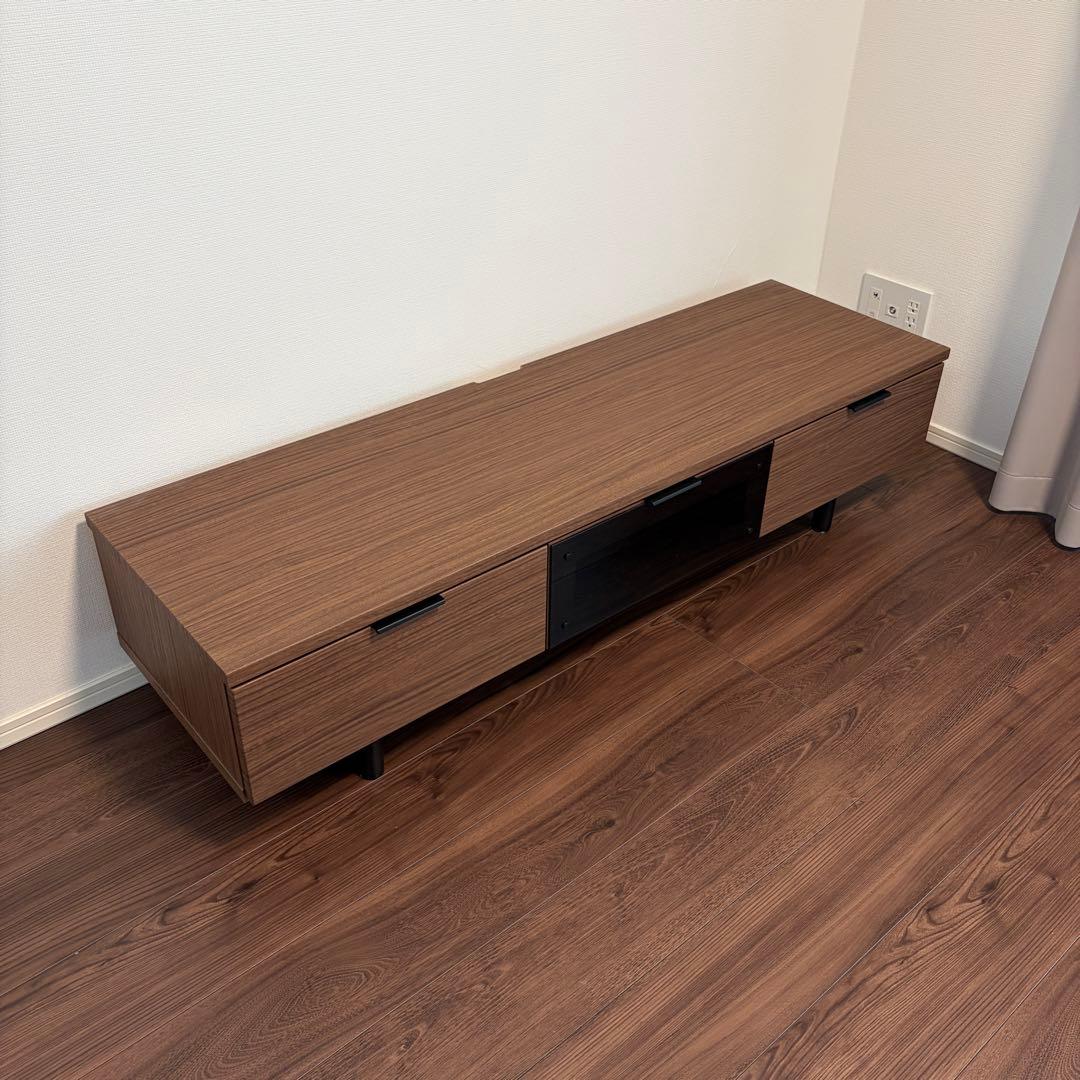 【美品】ニトリ テレビ台　ローボードエトナ140LB MBR