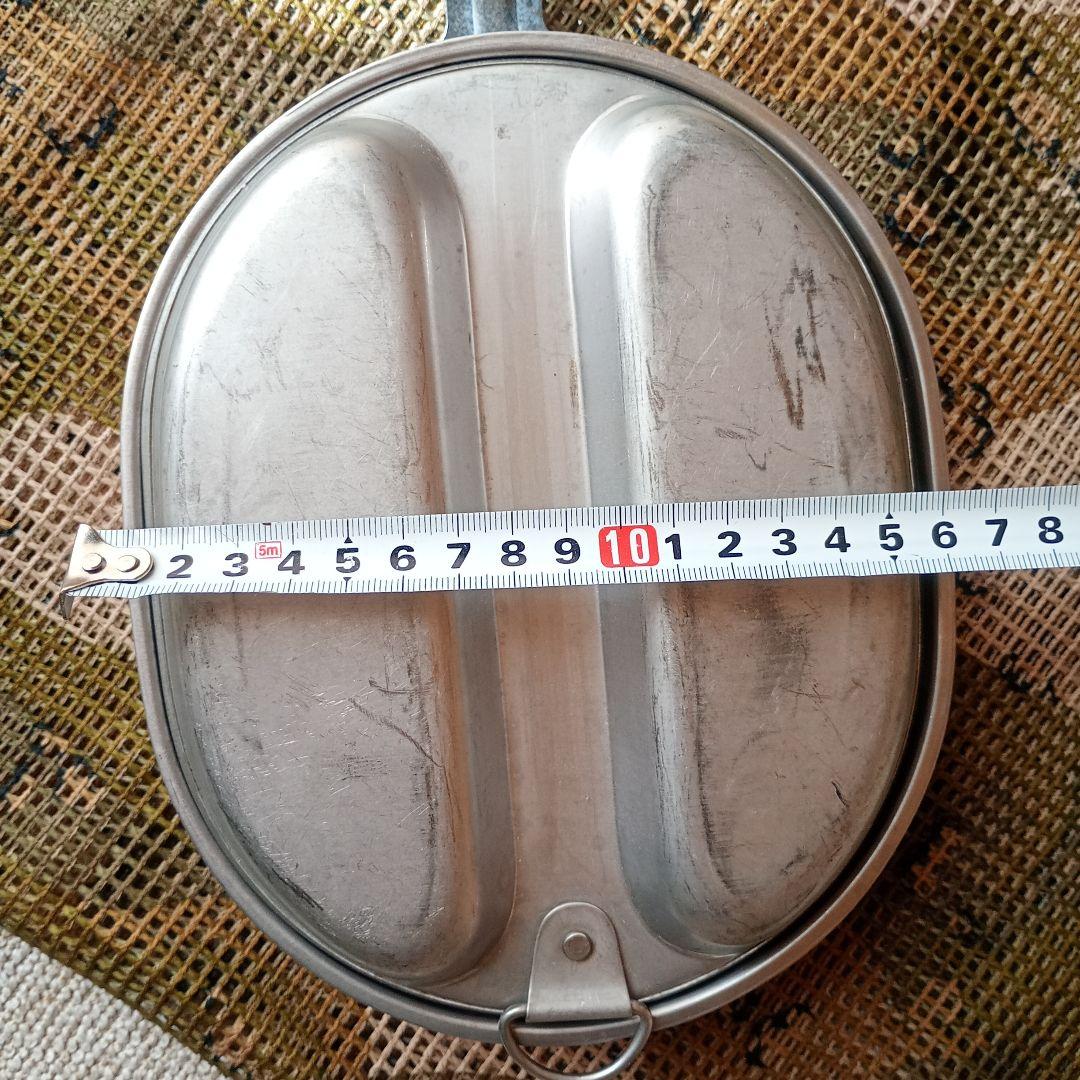 【米軍放出品】メスキットパン＆カトラリー（フォーク、ナイフ、スプーン/各1個）