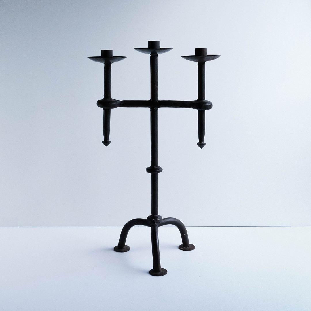 燭台　民藝　フォークアート　アジアン　インド