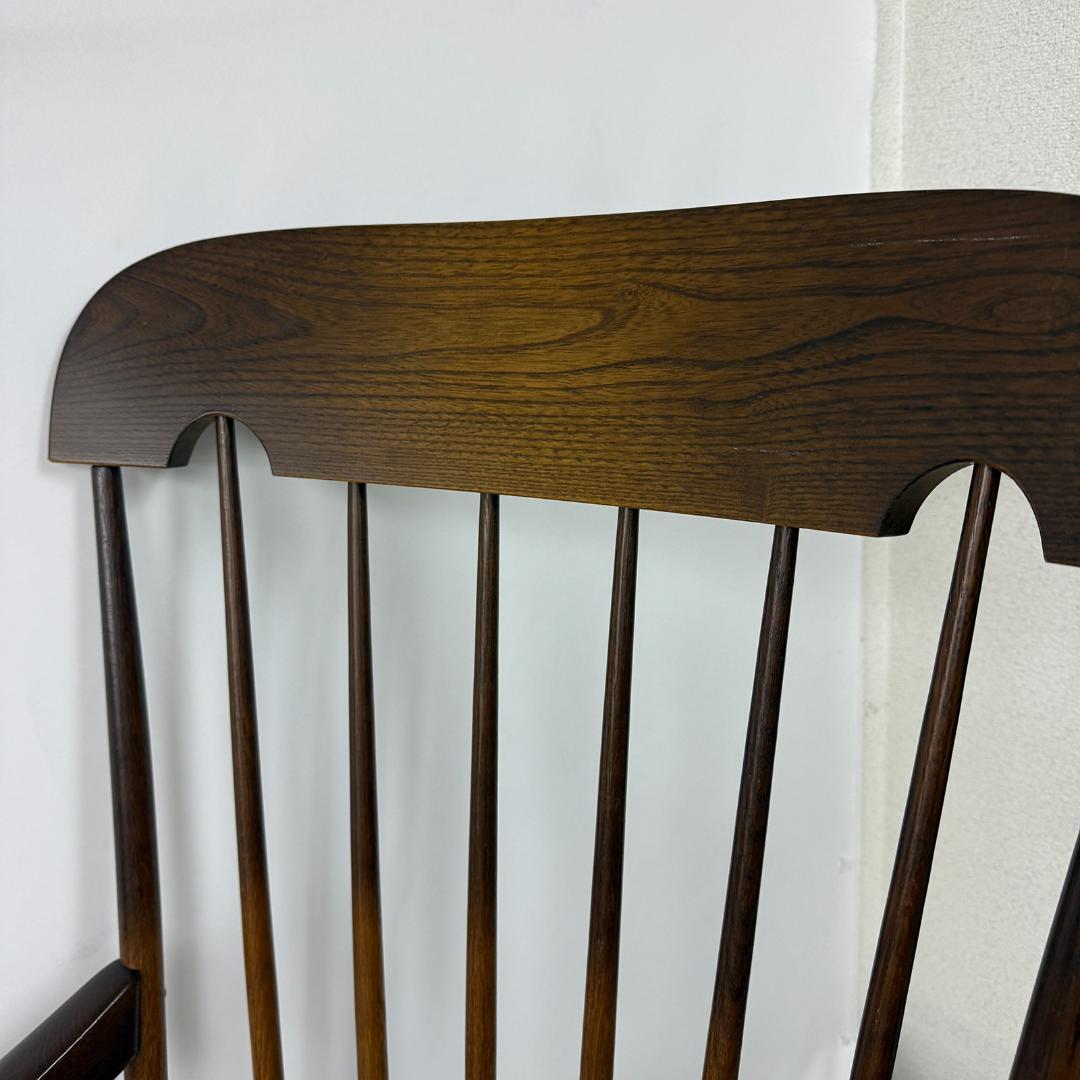 飛騨産業 キツツキ マーク ロッキングチェア 無垢 ビンテージ