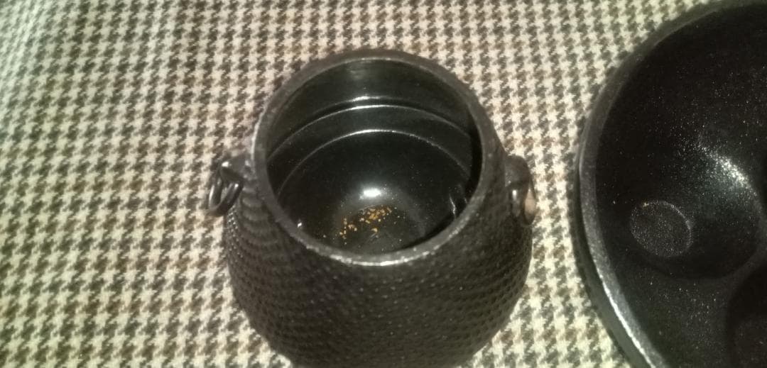 南部鉄器煙草入れ付き灰皿 新品未使用