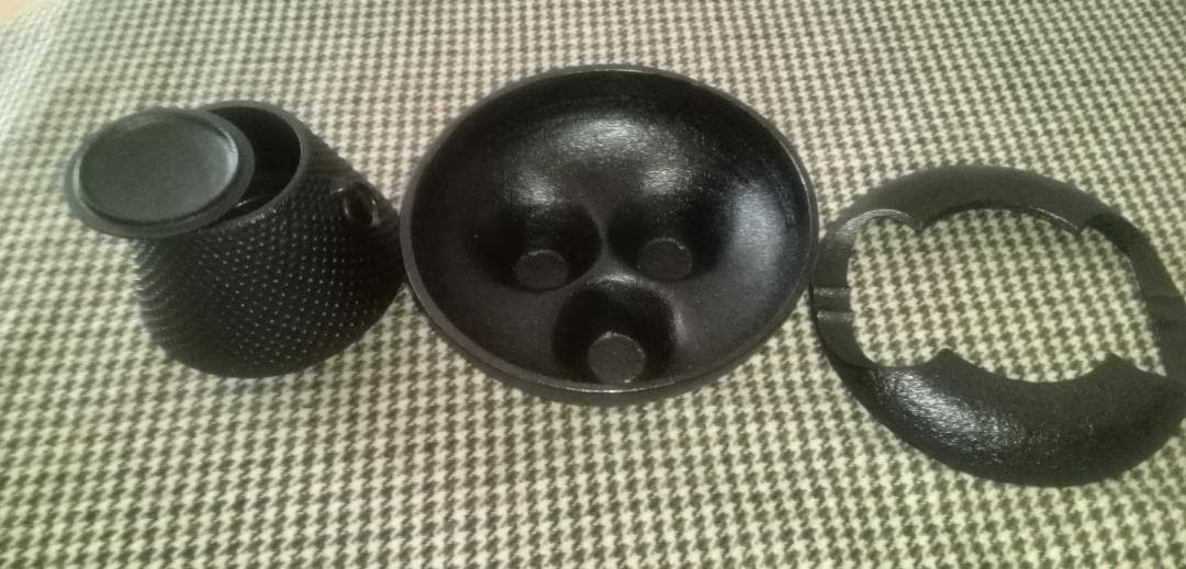 南部鉄器煙草入れ付き灰皿 新品未使用