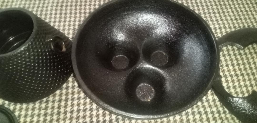 南部鉄器煙草入れ付き灰皿 新品未使用