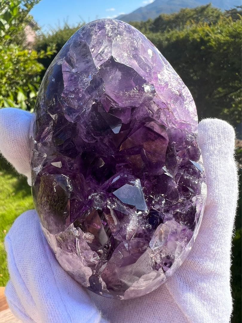 A187 高品質アメジストドーム クラスター ウルグアイ産 パワーストーン