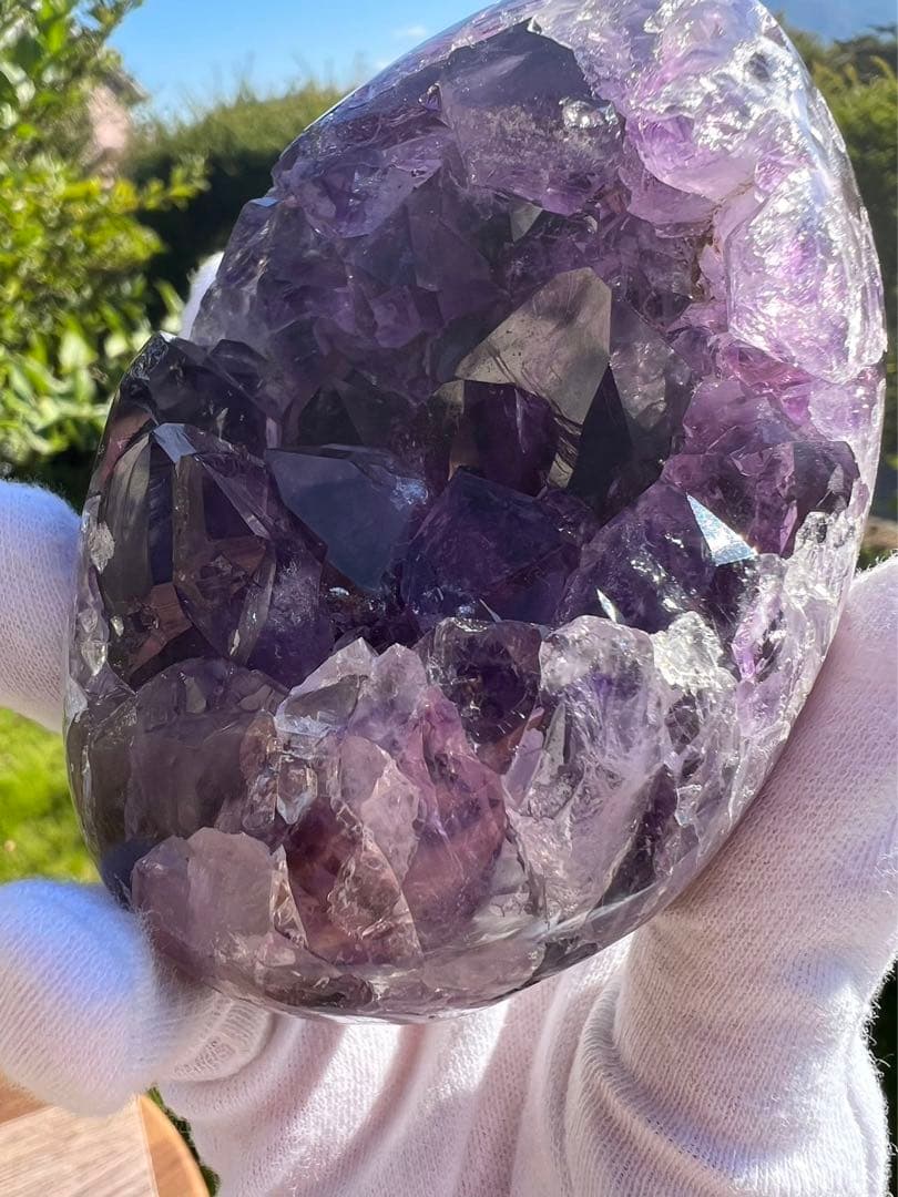 A187 高品質アメジストドーム クラスター ウルグアイ産 パワーストーン