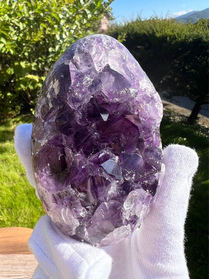 A187 高品質アメジストドーム クラスター ウルグアイ産 パワーストーン