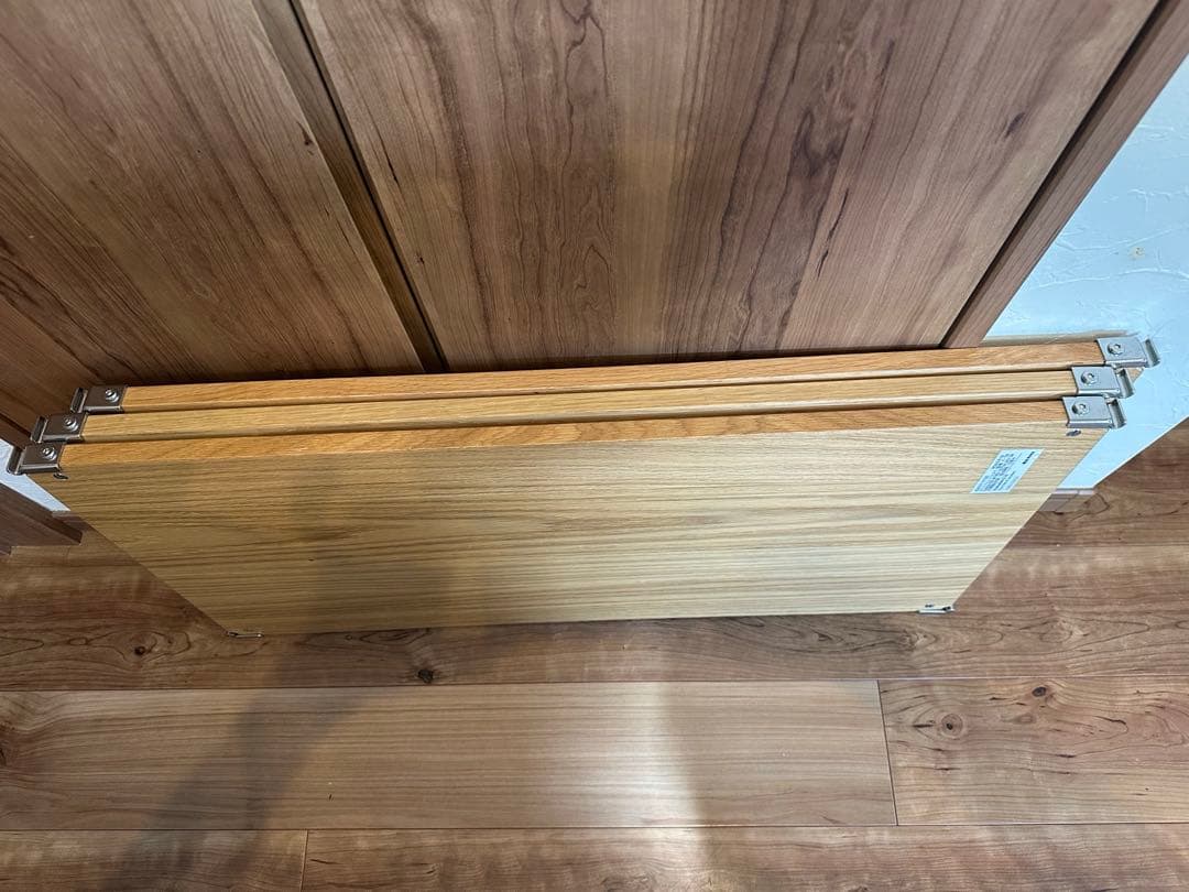 3枚セット 無印良品 オーク材 ステンレスユニットシェルフ 84cm ワイド 1