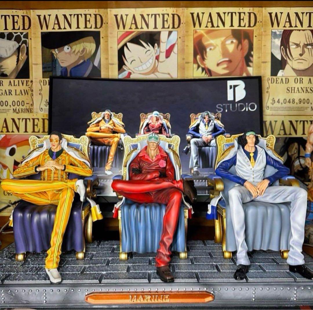 ワンピース 海軍本部三大将 赤犬 青雉 黄猿 頂上戦争フィギュア