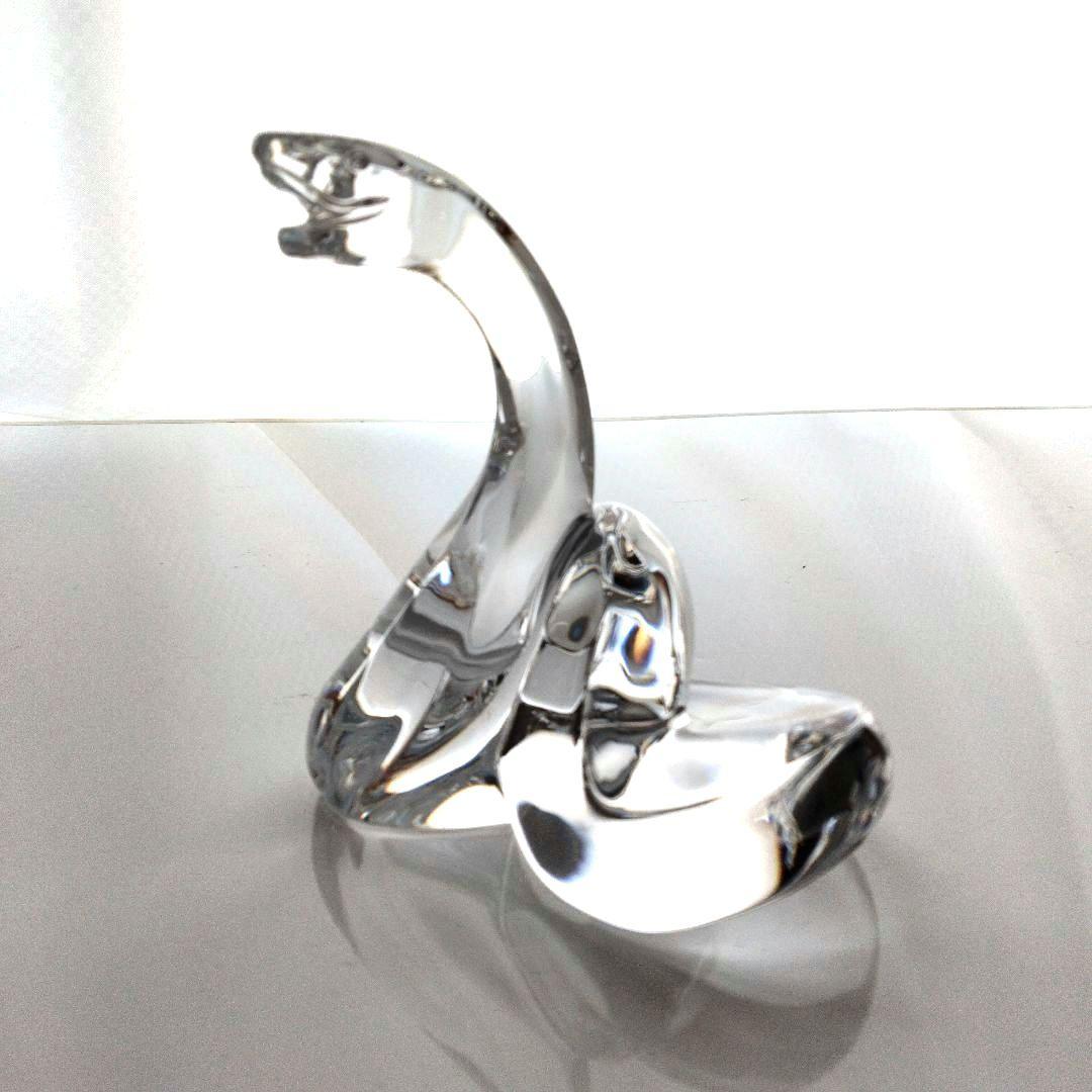 バカラ　ヘビ　スネイク　干支 置物 　Baccarat　クリスタルガラス