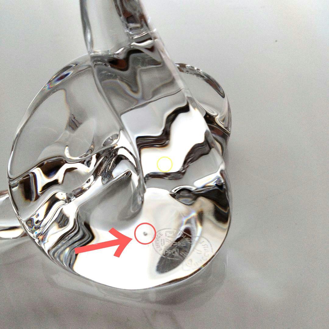 バカラ　ヘビ　スネイク　干支 置物 　Baccarat　クリスタルガラス