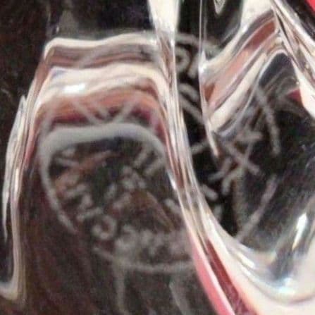 バカラ　ヘビ　スネイク　干支 置物 　Baccarat　クリスタルガラス