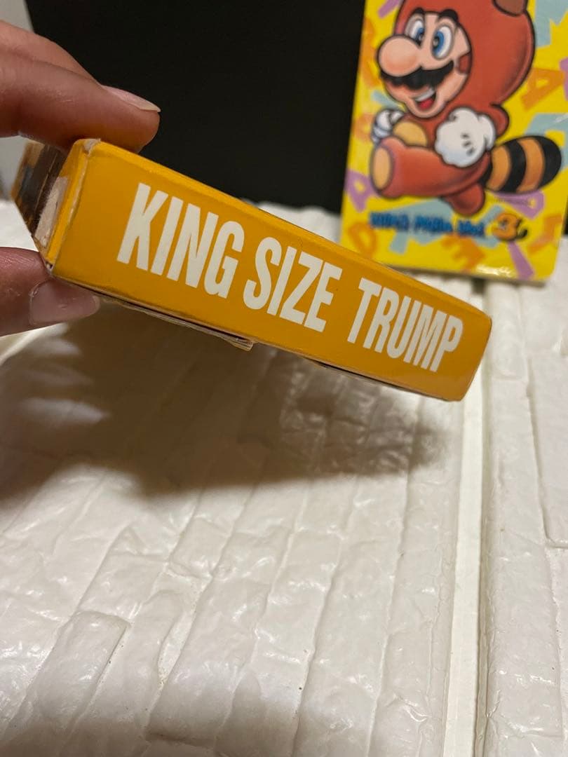 未使用保管品スーパーマリオブラザーズ3　キングサイズトランプ