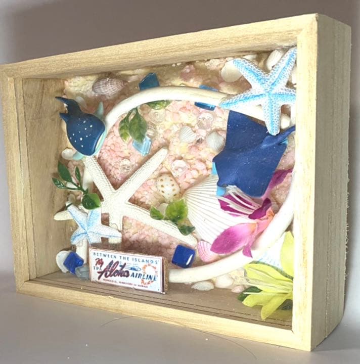 ハワイアン サーフィンオブジェ 海の中