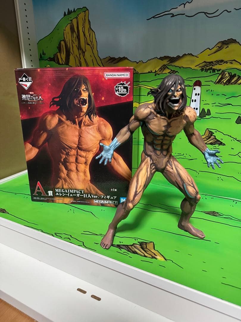 ✨　一番くじ 進撃の巨人 A賞 エレン 二次元　リペイント　フィギュア　✨