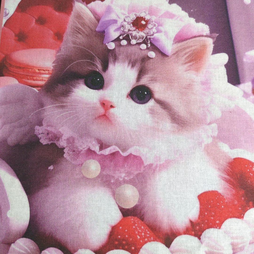 ③在庫処分品 可愛い猫ちゃんパネル生地6枚です。 - メルカリ