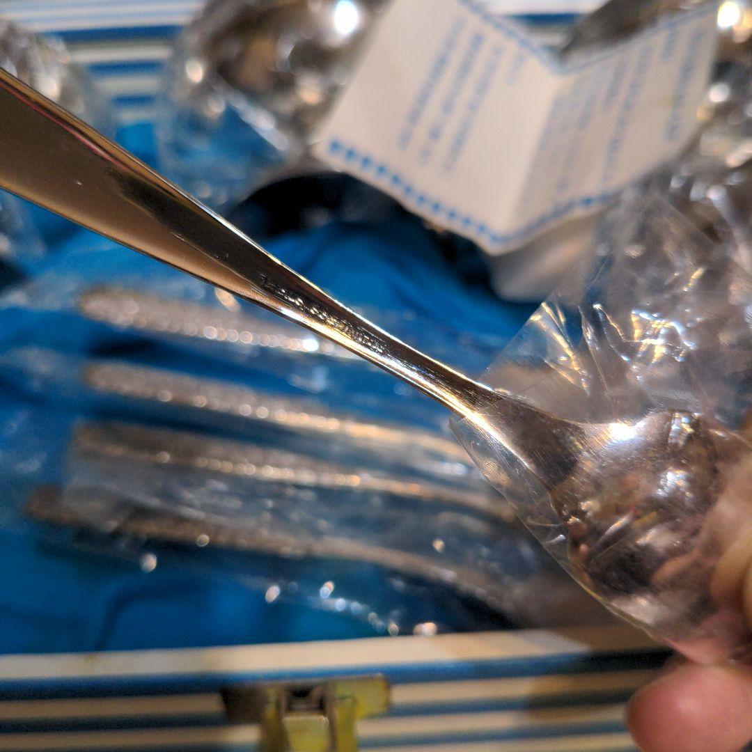 AZUMA STAINLESS 銀仕上げ製品・デザートカップとデザートスプーン