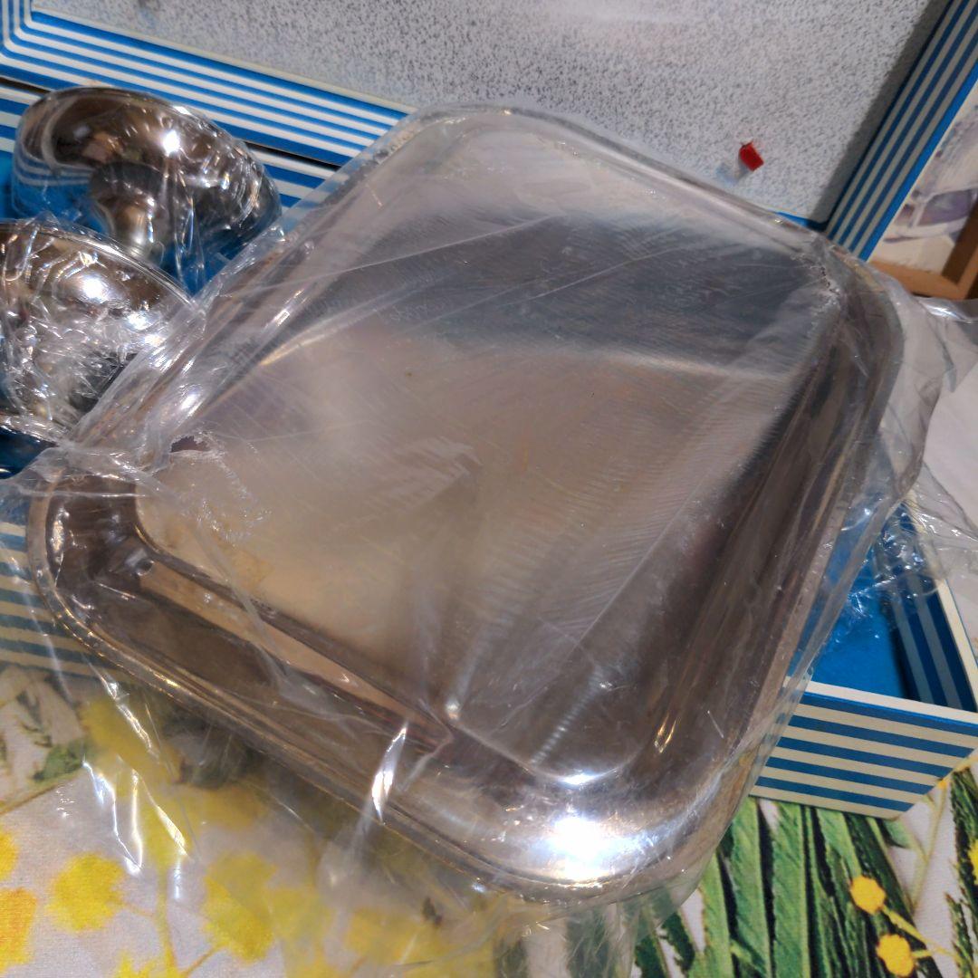 AZUMA STAINLESS 銀仕上げ製品・デザートカップとデザートスプーン