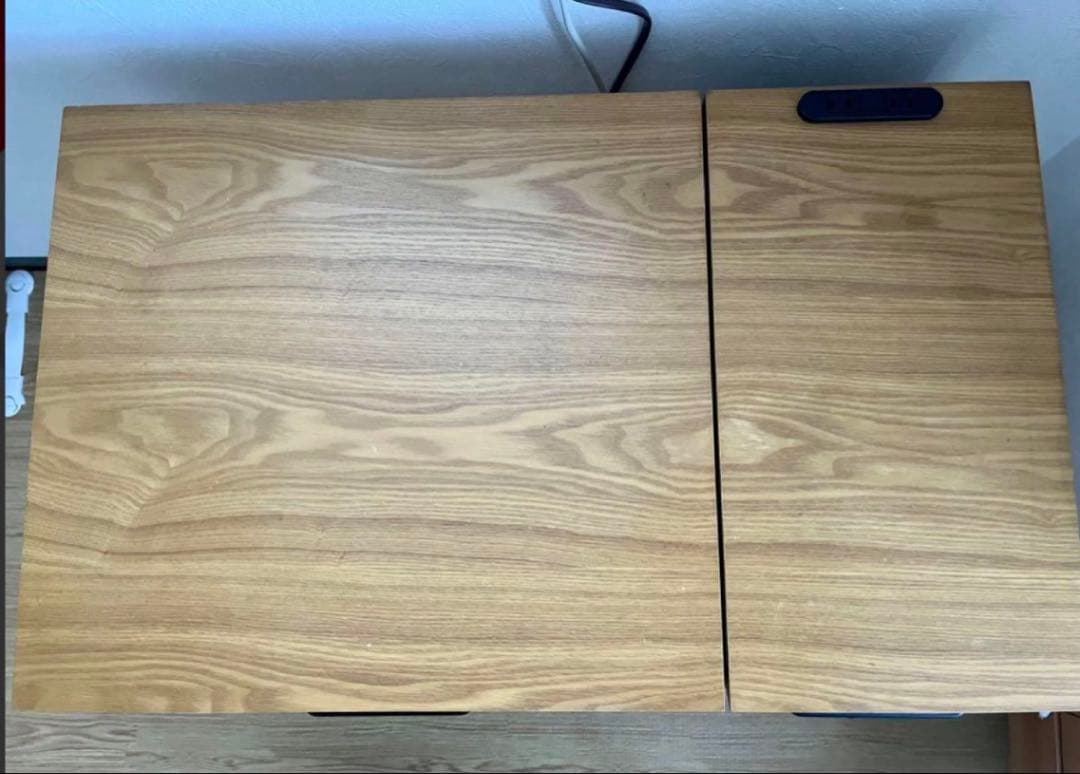 【送料込】lowyaロウヤ　ドレッサーデスク コンセント（ハニー)