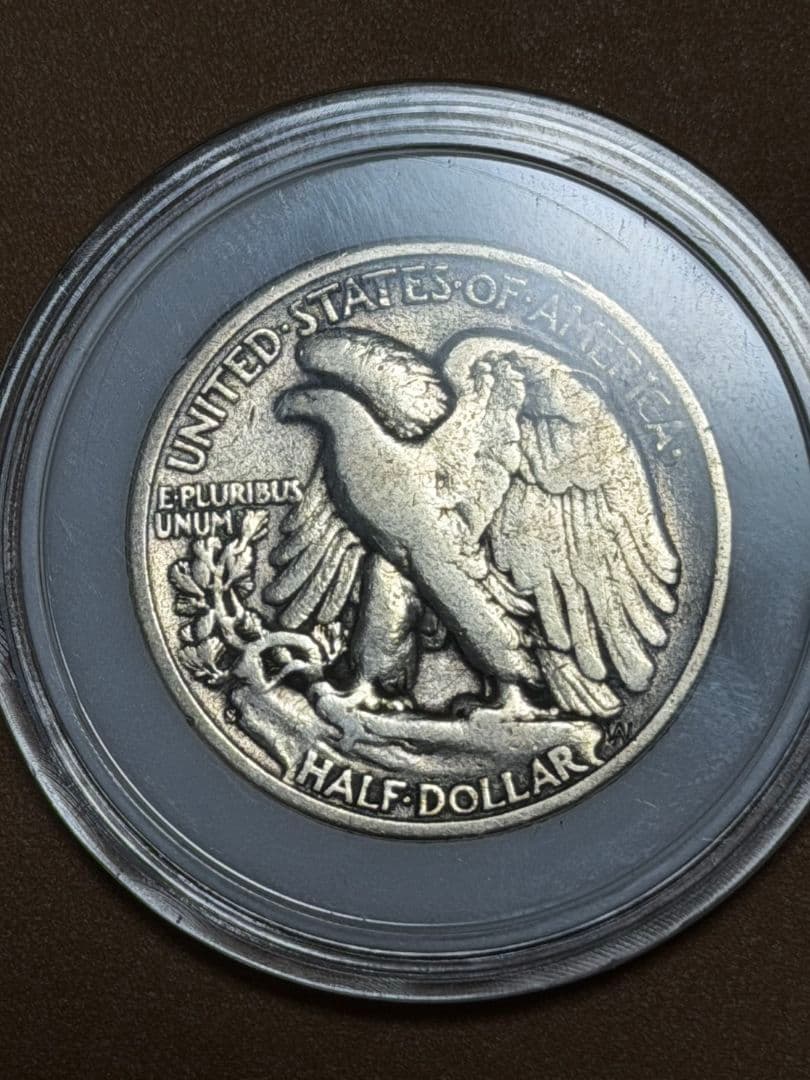 1945年 ウォーキングリバティハーフダラー銀貨 銀90% - メルカリ