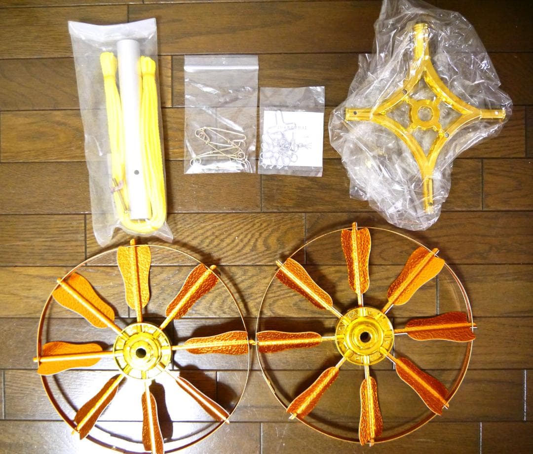 カラフルな鯉のぼり 3匹＋吹き流しセット