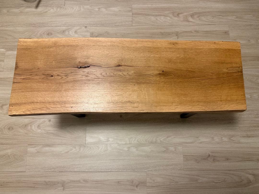 天然木　一枚板　ベンチ　栗の木　中津川産