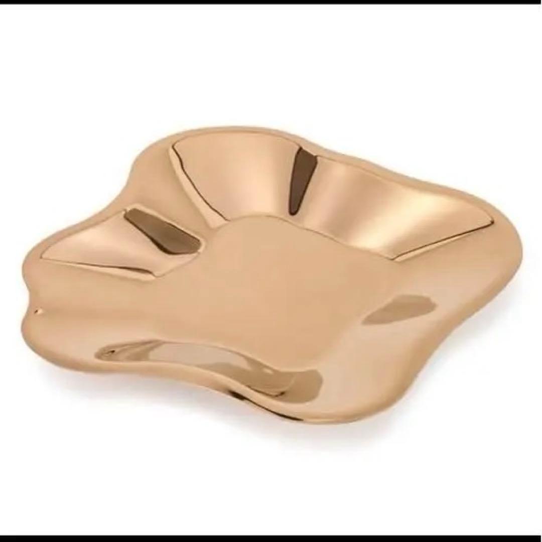 新品　 ステンレスプレート　ローズゴールド35.8x3cm